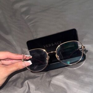 Versace Elegant Gold Frame Glasses